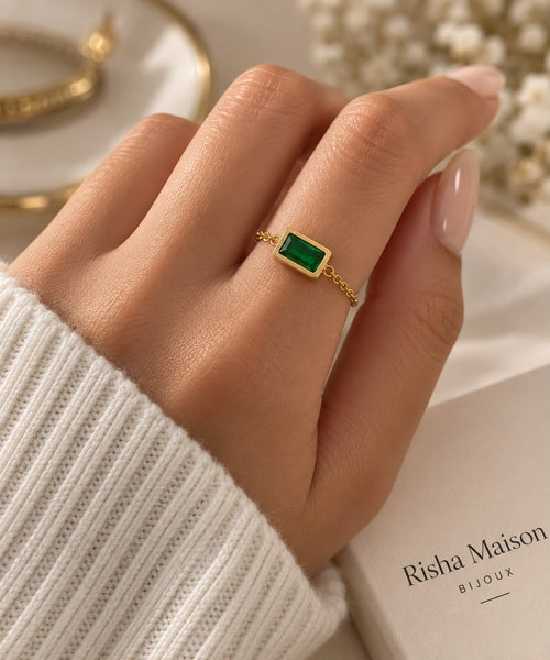 Bague Émeraude Élégance