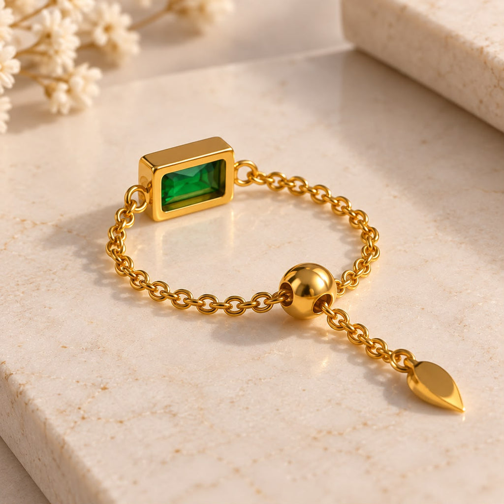 Bague Émeraude Élégance